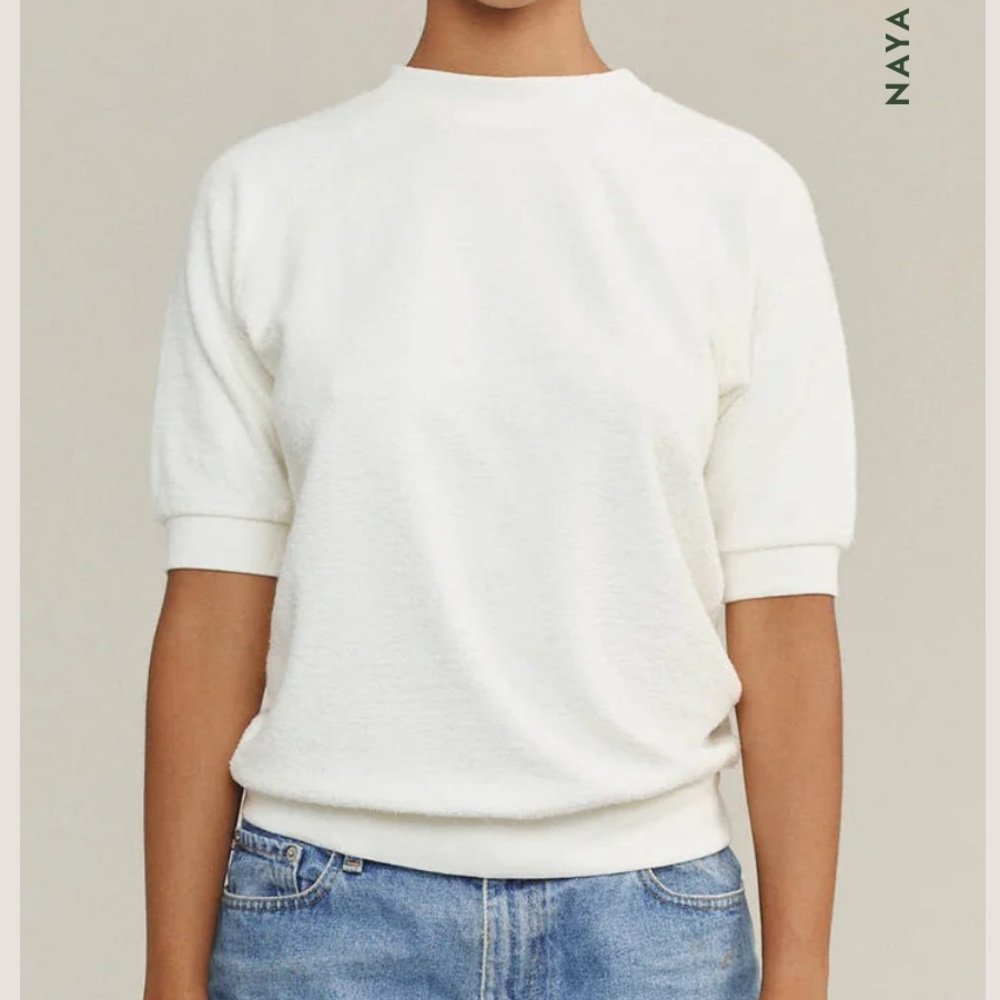 Jungmaven Short Sleeve Raglan Sherpa Sweatshirt sz small
